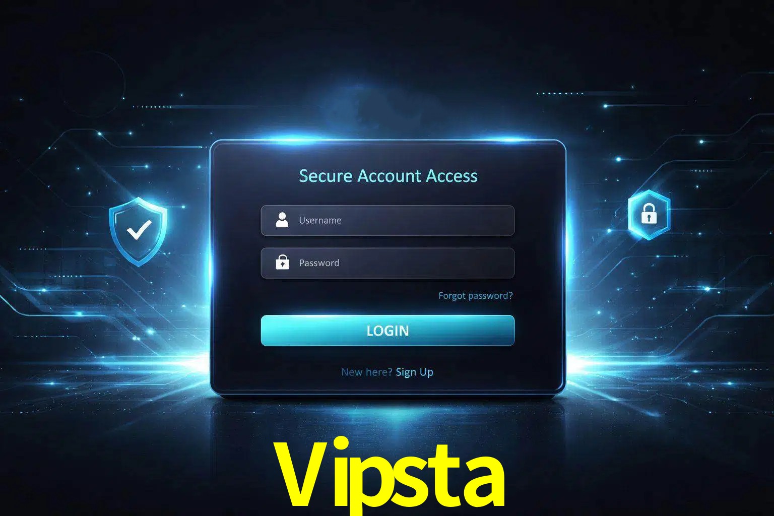 Pantalla de inicio de sesión de cuenta Vipsta para usuarios en México